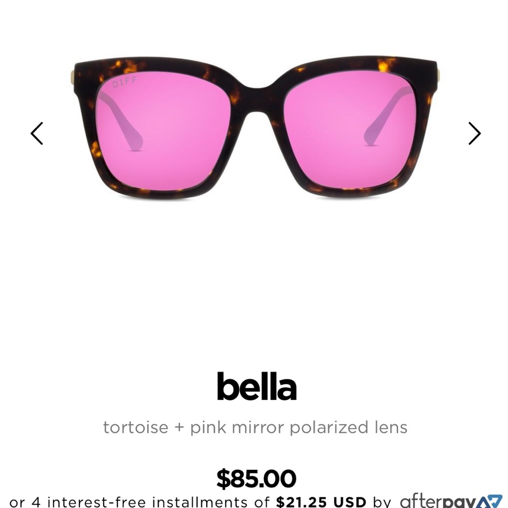 Diff “Bella” polarized sunglasses